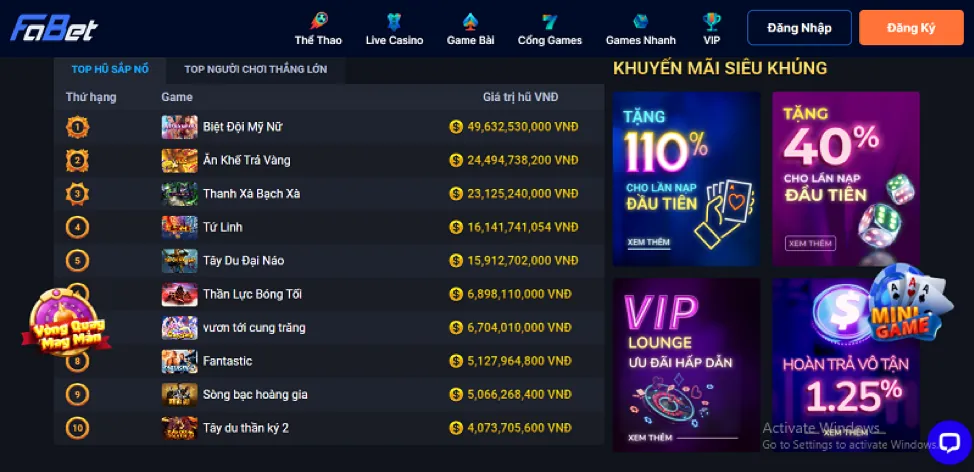 Hoàn trả 88bet